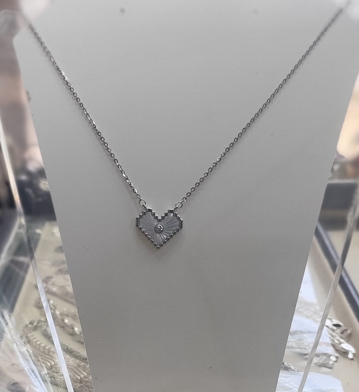 گردنی ژاپنی نقره ونکلیف قلب