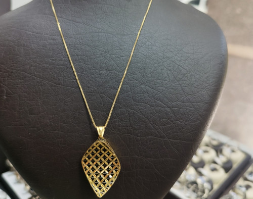 نیم ست حصیری نقره آب طلا